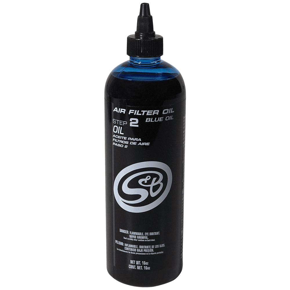 16 oz. Bottle of Air Filter Oil - Blue - 1