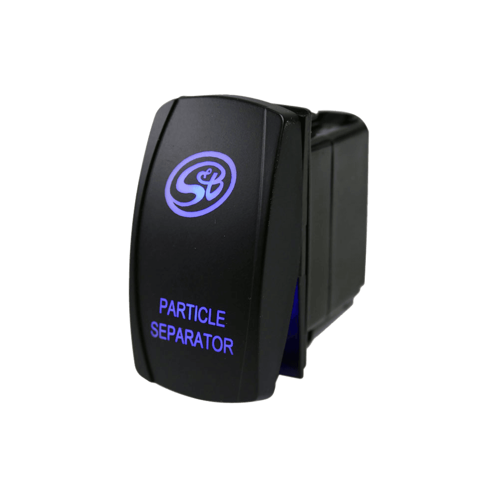 LED Rocker Switch w/ S&B Logo for Particle Separator - 1