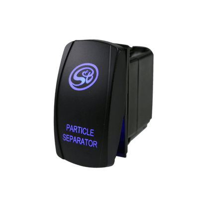 LED Rocker Switch w/ S&B Logo for Particle Separator - 1