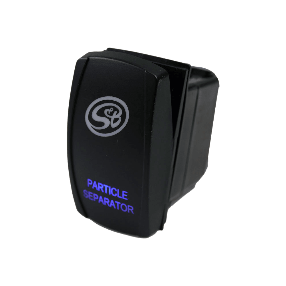 LED Rocker Switch w/ S&B Logo for Particle Separator - 3