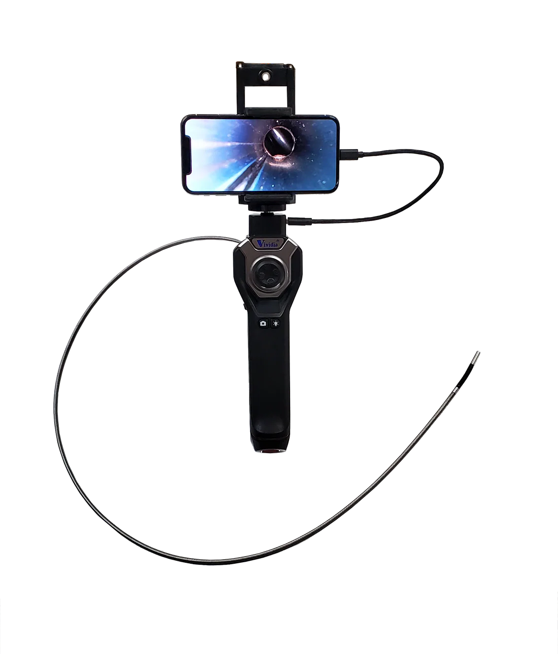 Vividia CX-4010i/CX-4015i 4mm Flexible Joystick Borescope for iOS