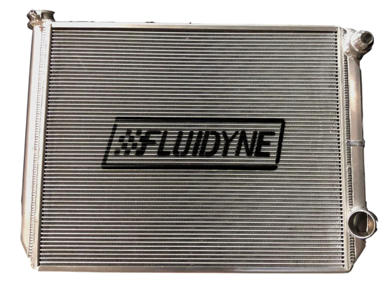Late Model Stock 3 Row Double Pass Aluminum Radiator 27" x 18" x 2"