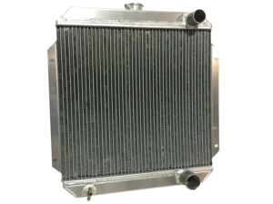 1964-1966 Mustang 5-row Aluminum, Direct Fit Downflow Radiator - 64-66 Mustang 5-row Downflow Radiator - Auto