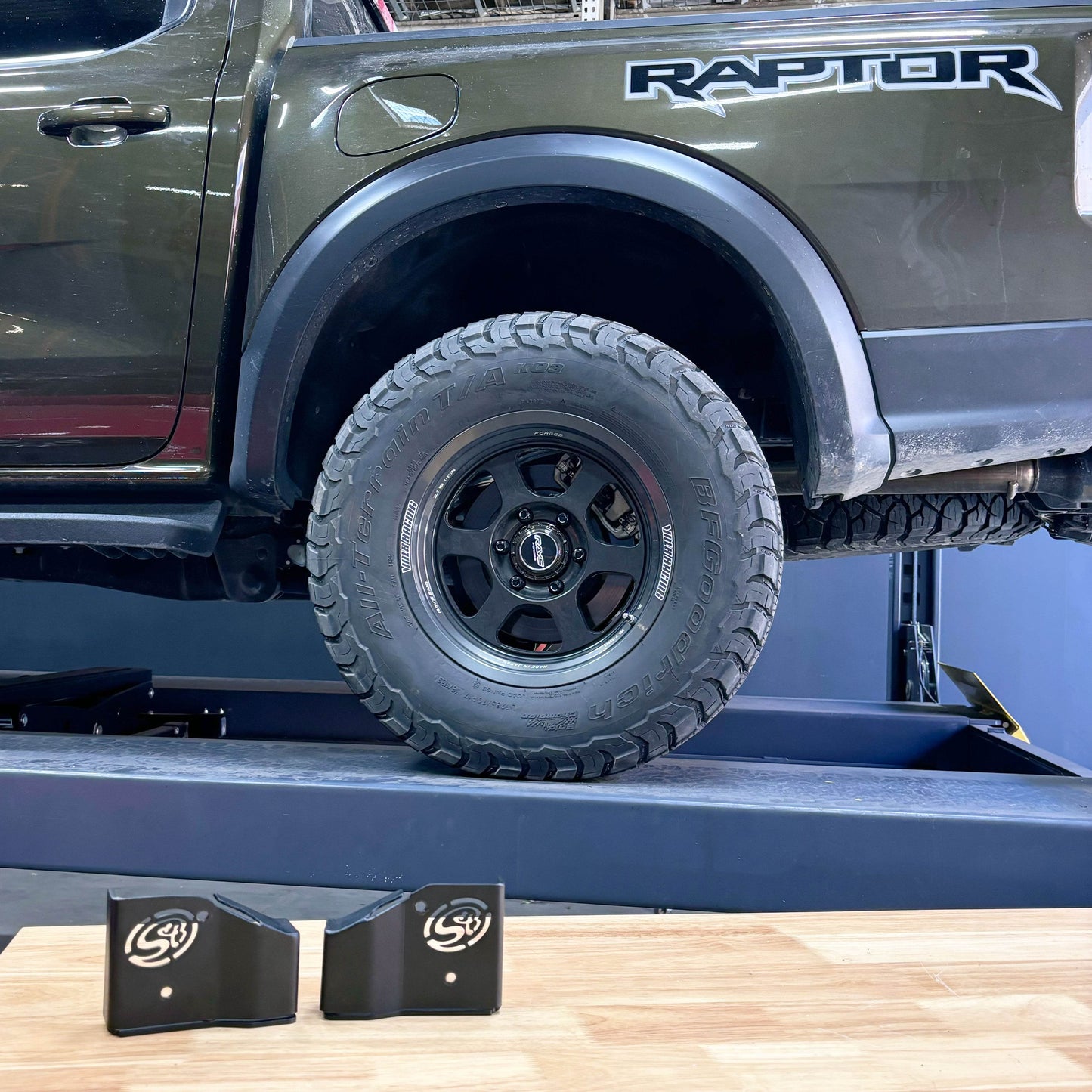 TRAILING ARM SENSOR GUARDS FOR 2024-2025 FORD RANGER RAPTOR 3.0L V6 - 7