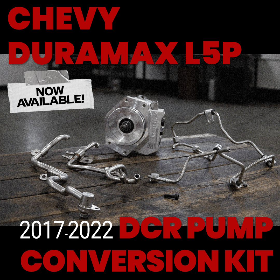 2017-2023 Chevy Duramax L5P DCR Pump Conversion Kit. CA Excl.