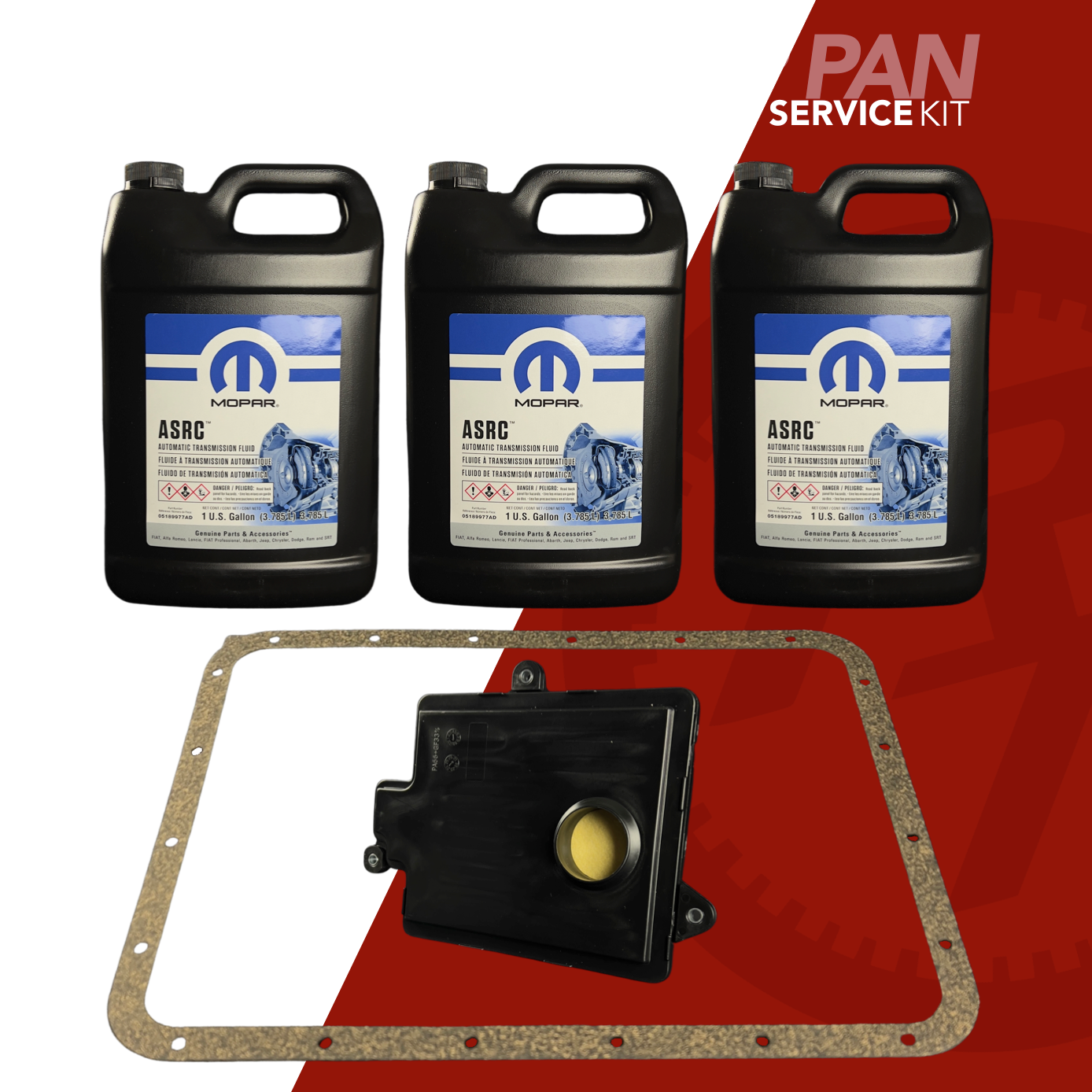 AS69RC SERVICE KIT- DEEP PAN WITH MOPAR FLUID